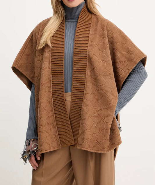 WOVEN CAPE - TWINSET