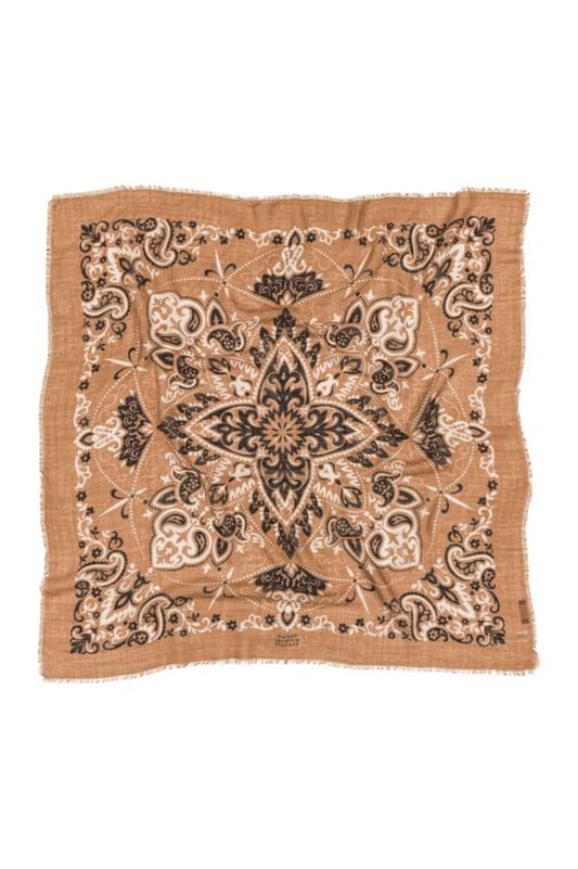 FOULARD CAMEL - MAISON LECOMTE FLAMENT