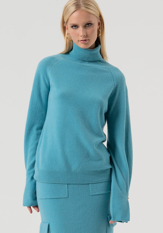 TURTLENECK LOOSE SWEATER - FRACOMINA