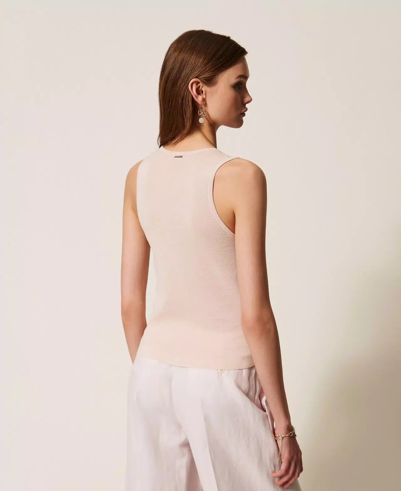 TOP EN MAILLE AVEC SEQUINS - TWINSET