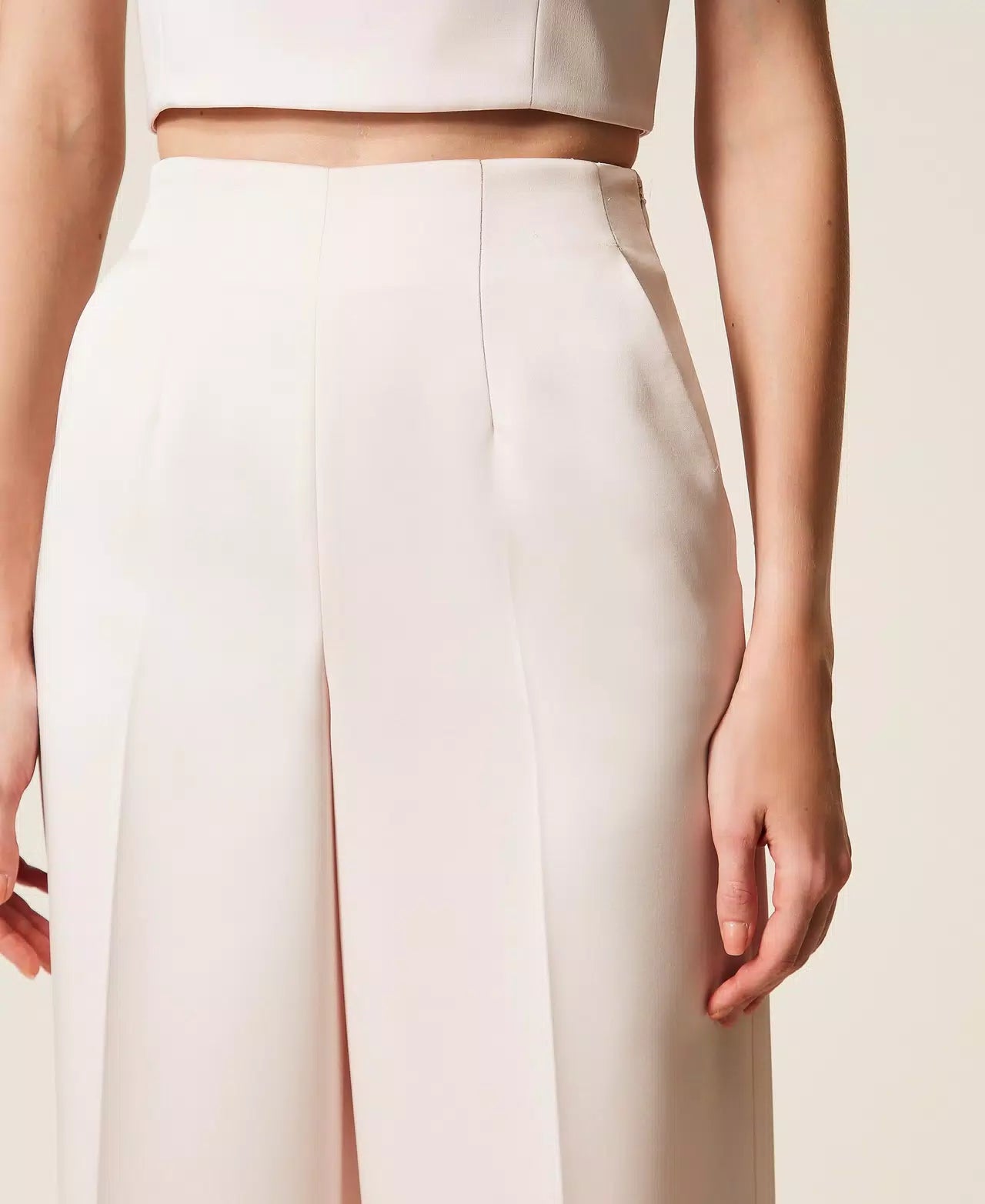 PANTALON EN SATIN - TWINSET