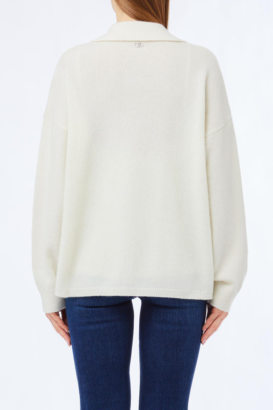 ARGYLE HOLES SWEATER - LIU JO