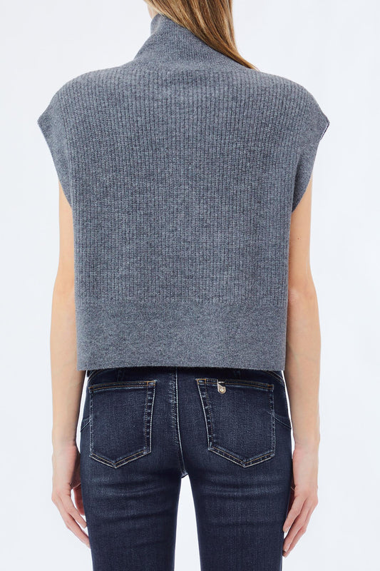 BASIC WOOL JUMPER SWEATER - LIU JO