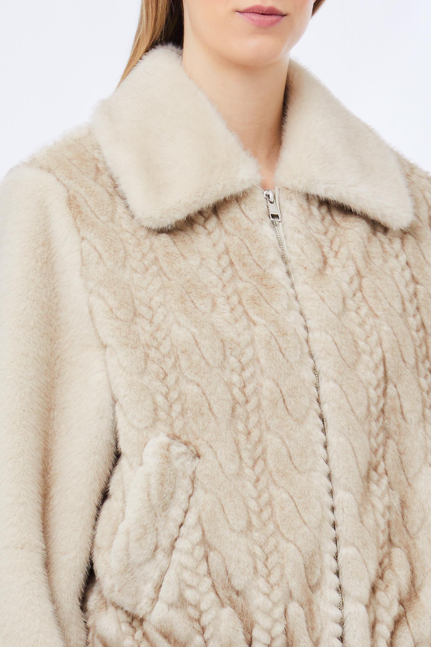 WINTER CABLE SHORT COAT - LIU JO