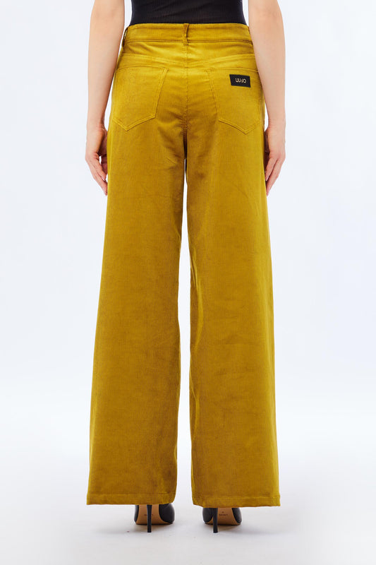LIGHT CUMIN VELLUTO PANTS - LIU JO
