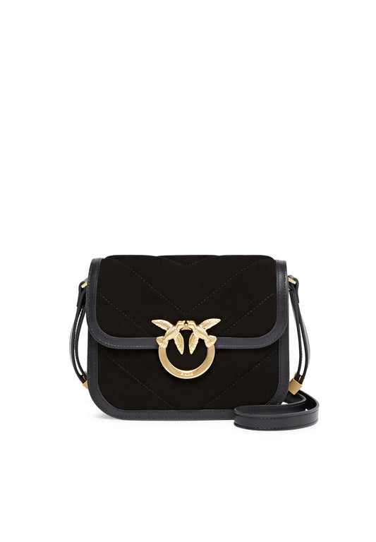 LOVE BOX BAG FL MINI SUEDE - PINKO
