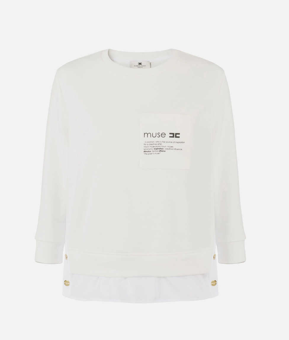 MAGLIA IN FELPA - ELISABETTA FRANCHI