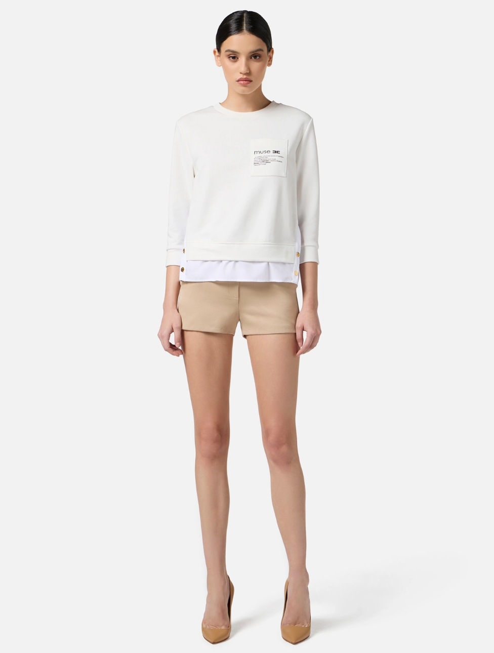 MAGLIA IN FELPA - ELISABETTA FRANCHI