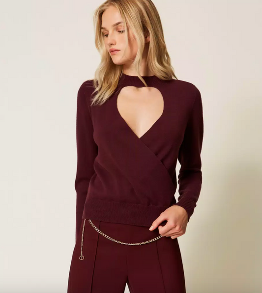 KNITTED SWEATER - TWINSET