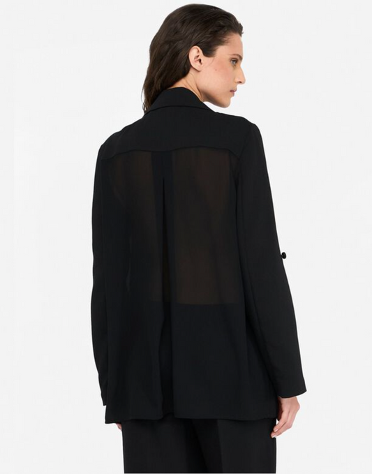 ENVERSE SATIN JACKET - LIU JO