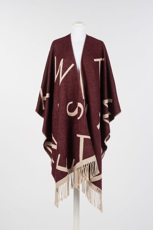 WOVEN CAPE WINETASTING - TWINSET