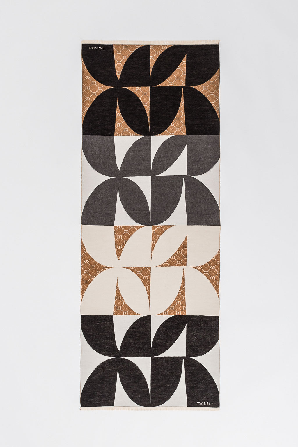 WOVEN SCARF JACQUARD OVAL T MIX LAND - TWINSET