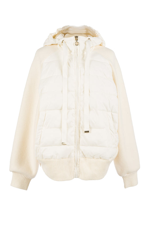 WOVEN PADDED JACKET - TWINSET