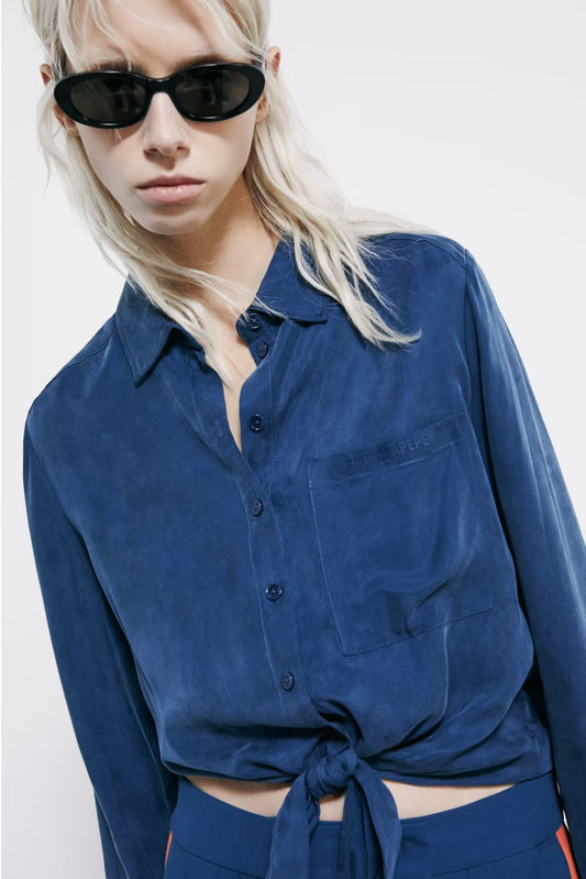 CHEMISE AVEC NOEUD - PATRIZIA PEPE
