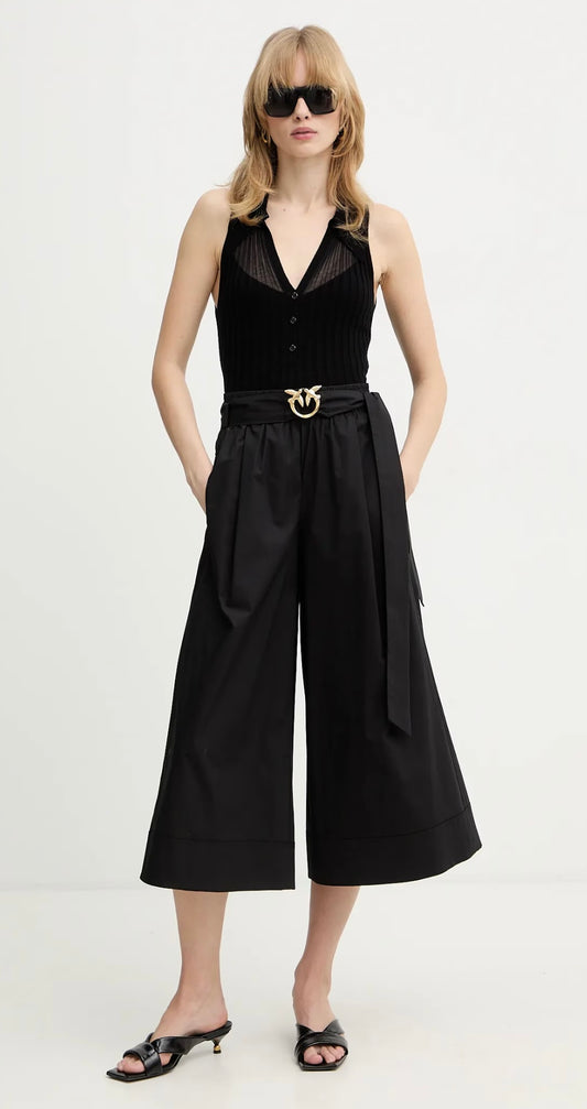 PANTALON 3/4 AVEC CEINTURE - PINKO