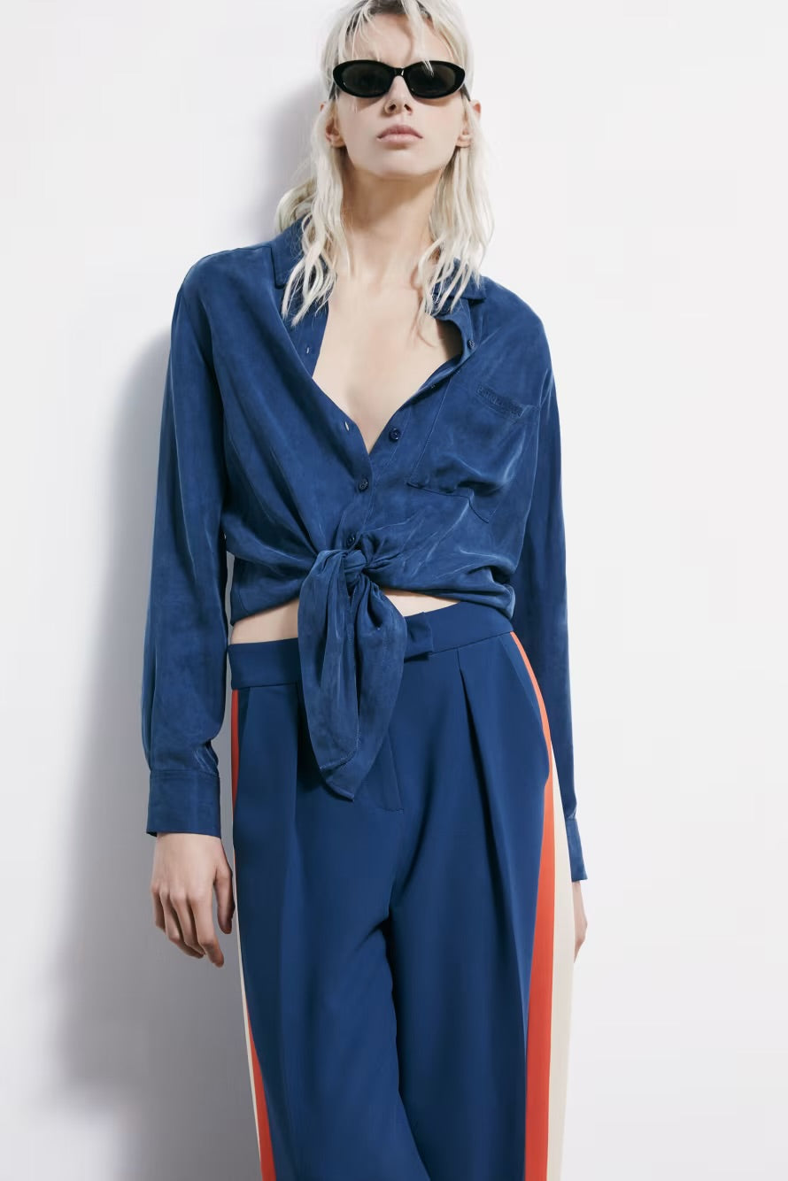 CHEMISE AVEC NOEUD - PATRIZIA PEPE