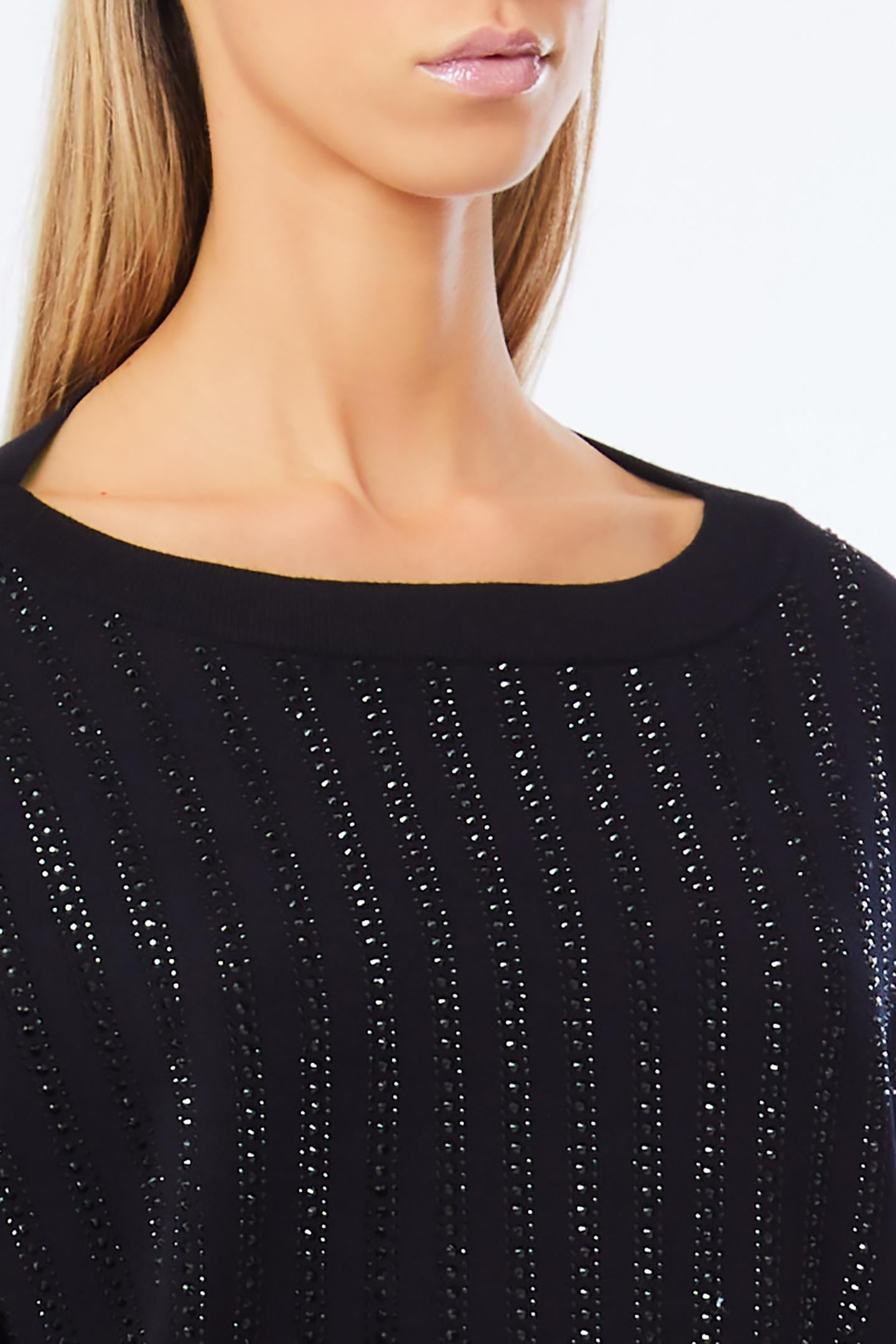 VISCOSA CON STRASS SWEATER - LIU JO