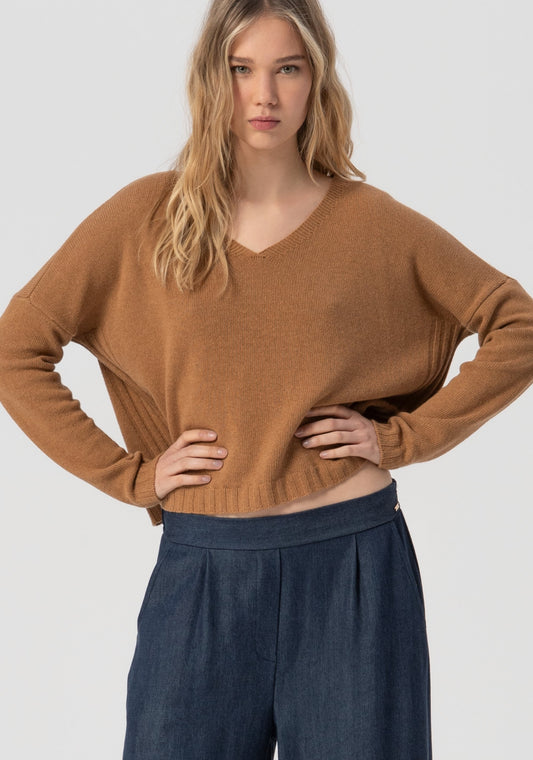 PALAZZO PANT MADE IN LYOCELL - FRACOMINA