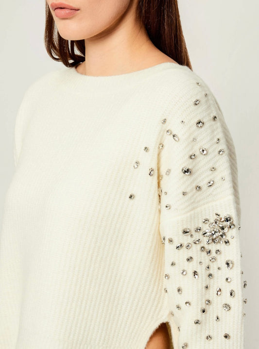 MIX WOOL SWEATER - LIU JO