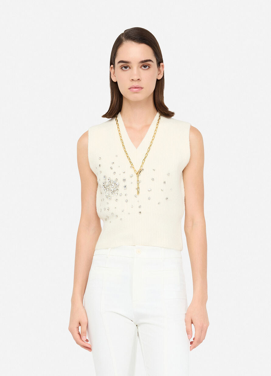 MIX WOOL SWEATER - LIU JO