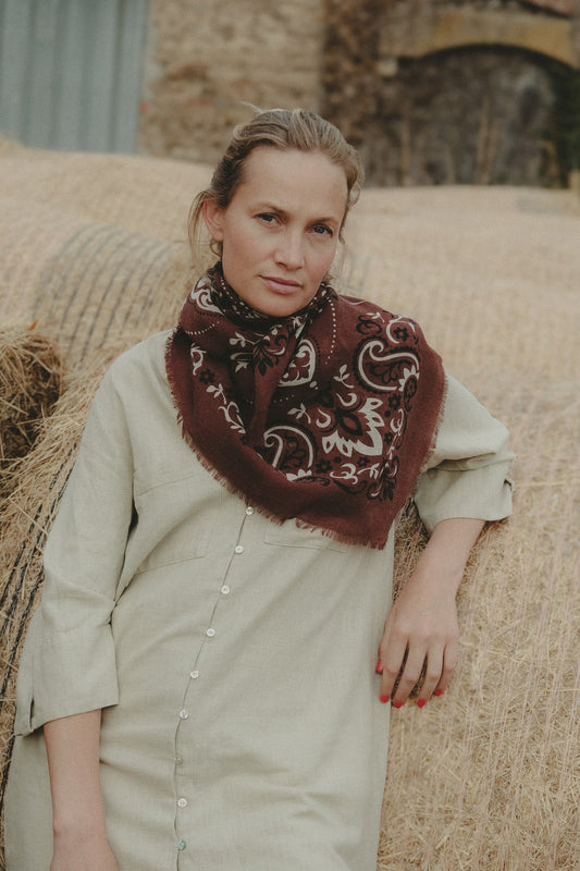 FOULARD CHOCO - MAISON LECOMTE FLAMENT