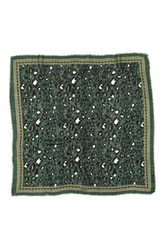 FOULARD LEO VERT - MAISON LECOMTE FLAMENT