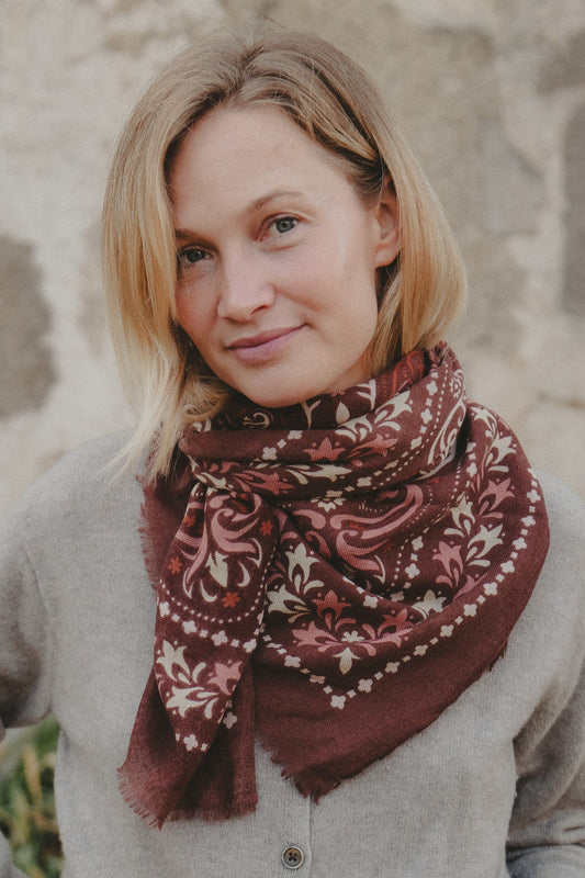 FOULARD SAINT EMILION - MAISON LECOMTE FLAMENT
