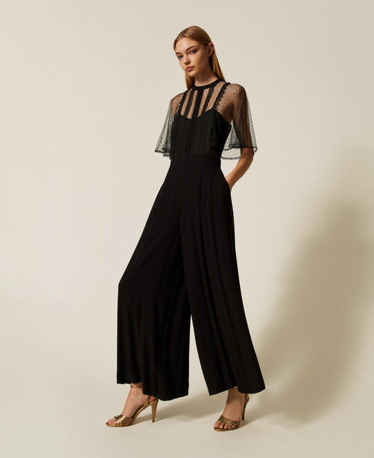 WOVEN OVERALLS - TWINSET