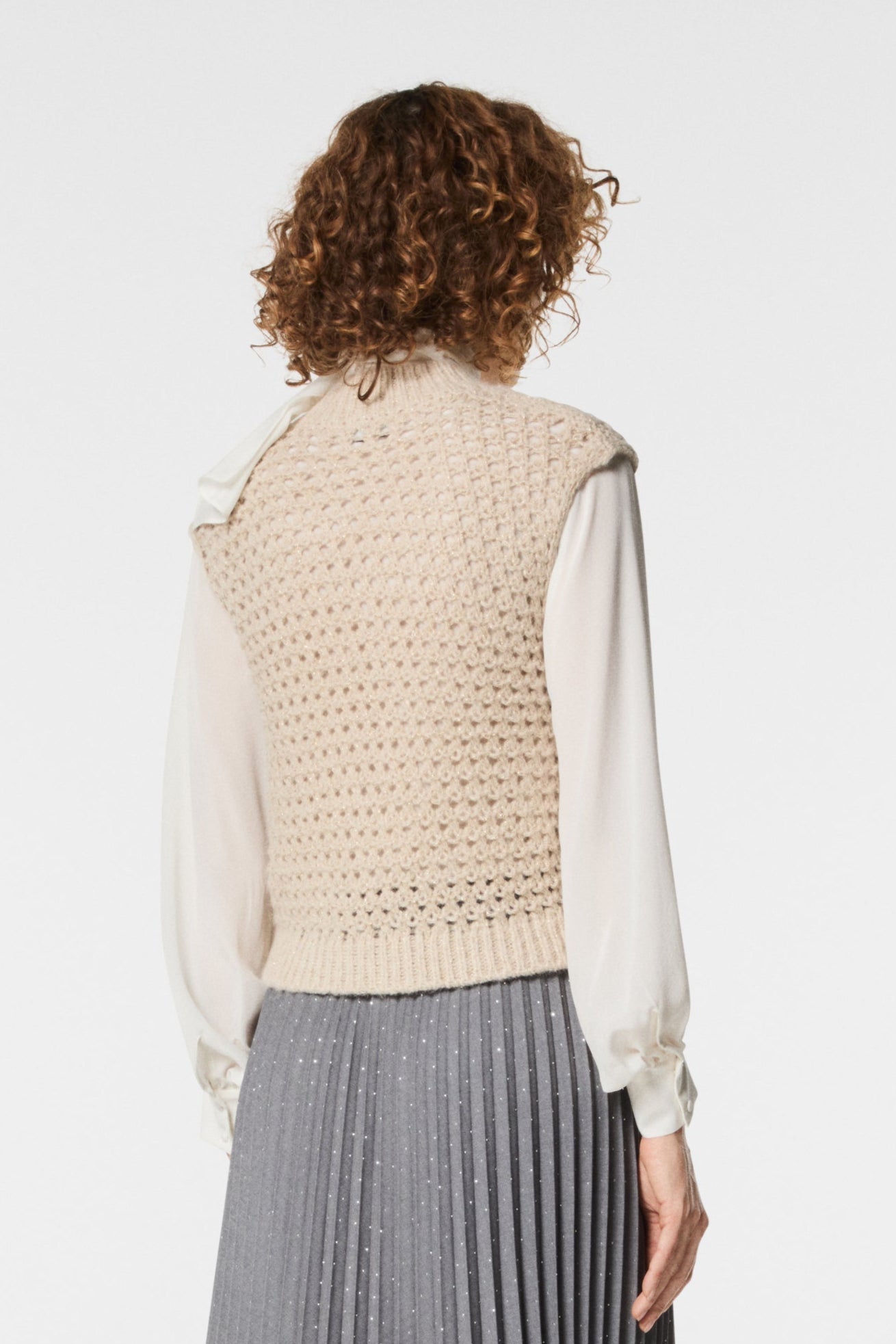 GILET IN MAGLIA MILLE - NENETTE