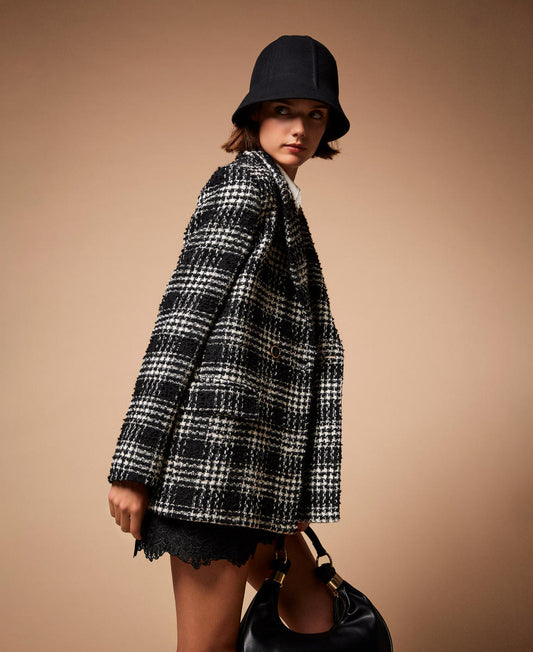 WOVEN BLAZER - TWINSET