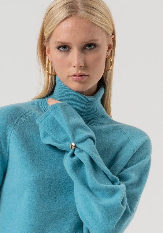 TURTLENECK LOOSE SWEATER - FRACOMINA