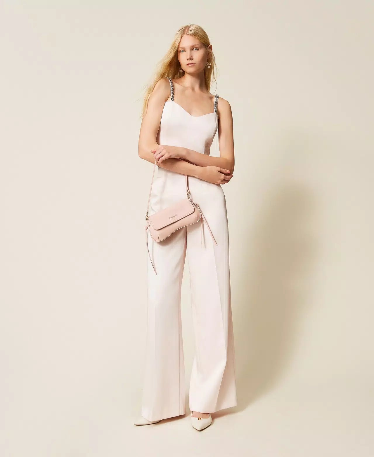 PANTALON EN SATIN - TWINSET