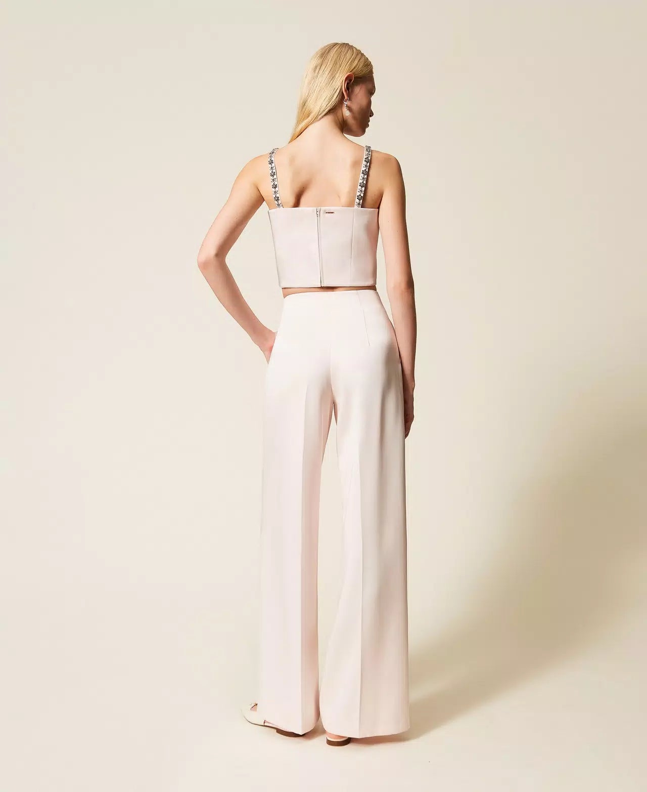 PANTALON EN SATIN - TWINSET