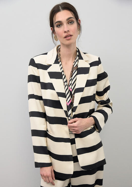 BLAZER À RAYURES - LOLA CASADEMUNT