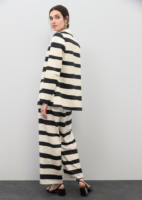 BLAZER À RAYURES - LOLA CASADEMUNT