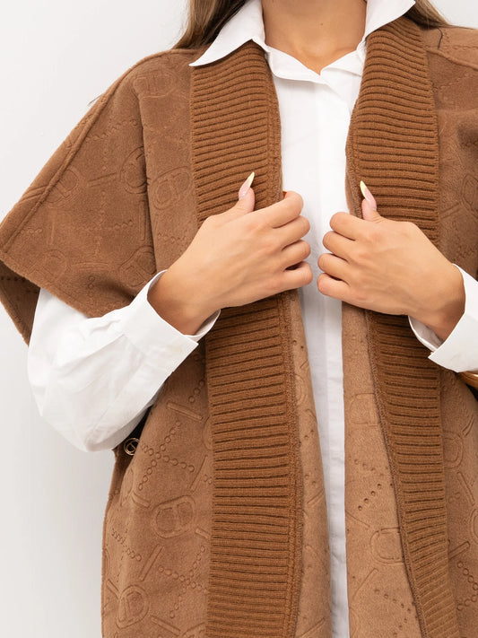 WOVEN CAPE - TWINSET