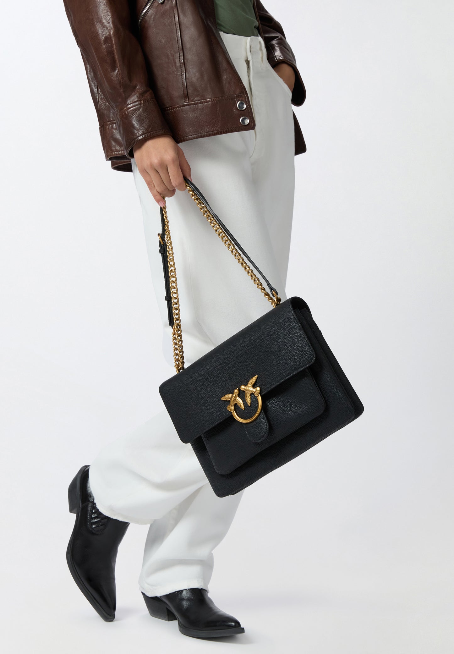 LOVE ONE SOFT BIG PELLE - PINKO