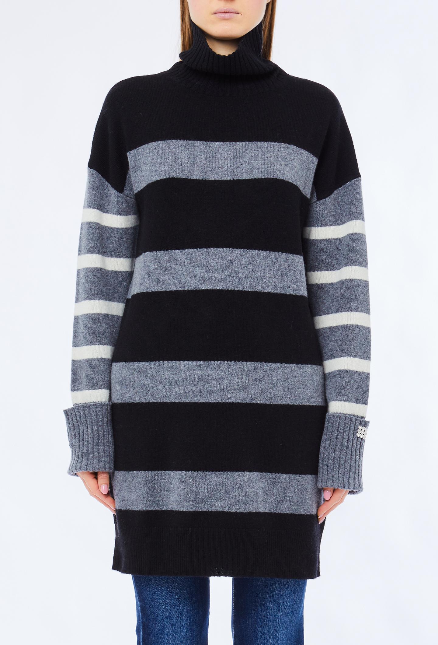 STRIPED SOFT MIXED DRESS - LIU JO