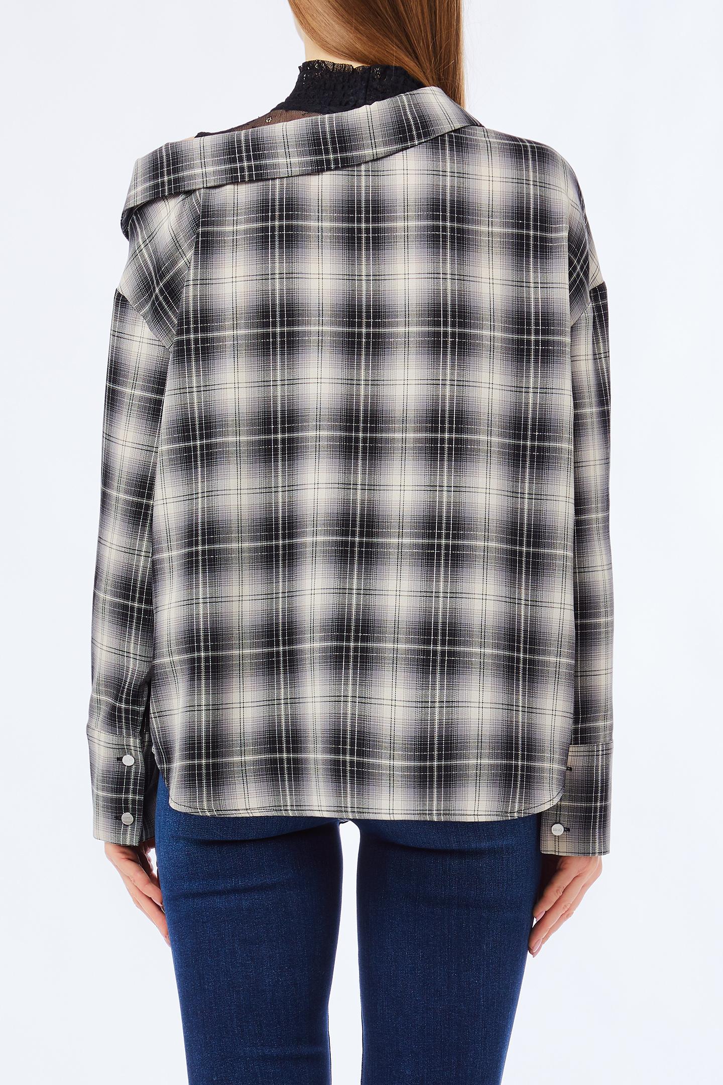 CHECK LUREX BLOUSE - LIU JO