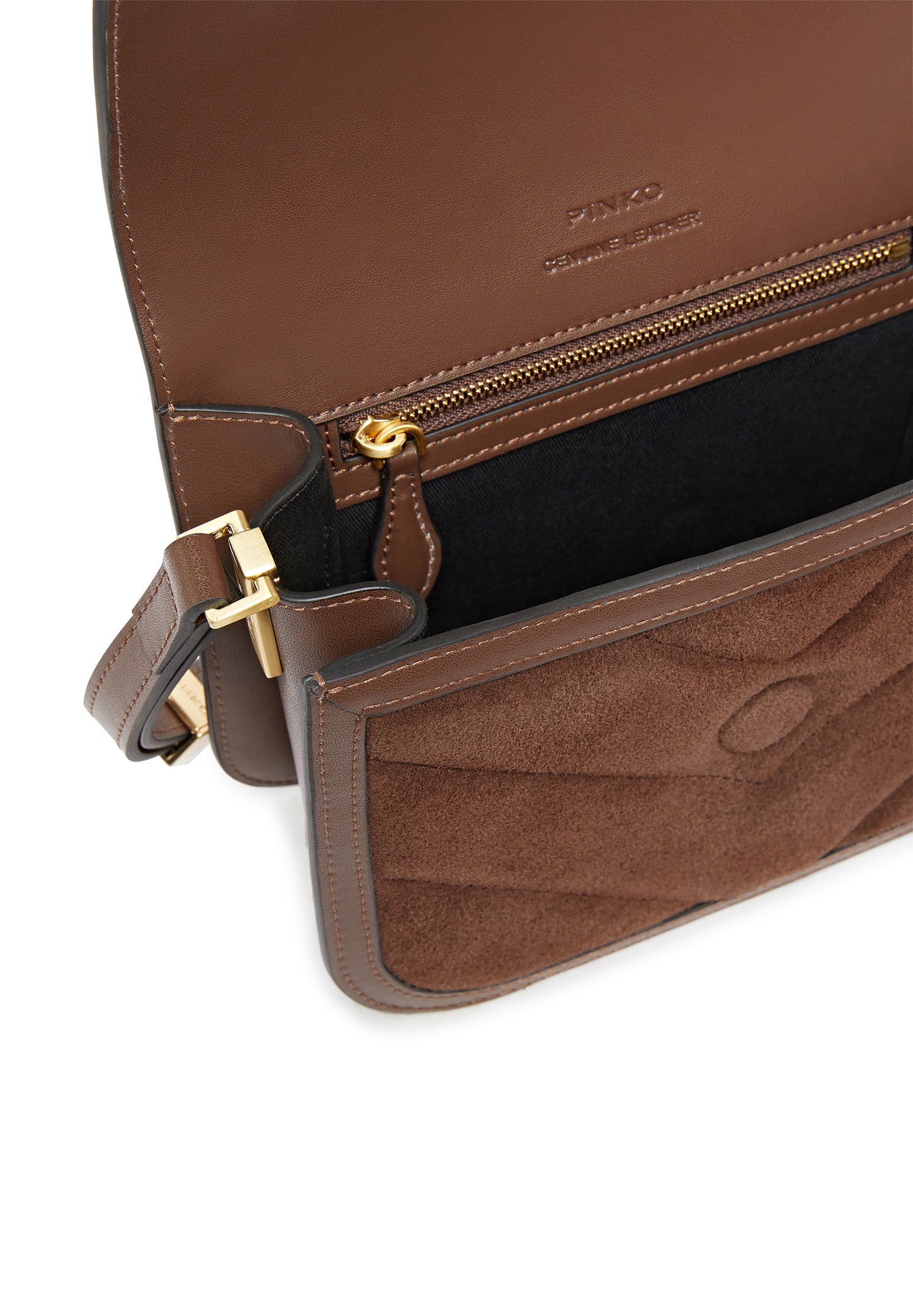 LOVE BOX BAG FL MINI SUEDE - PINKO