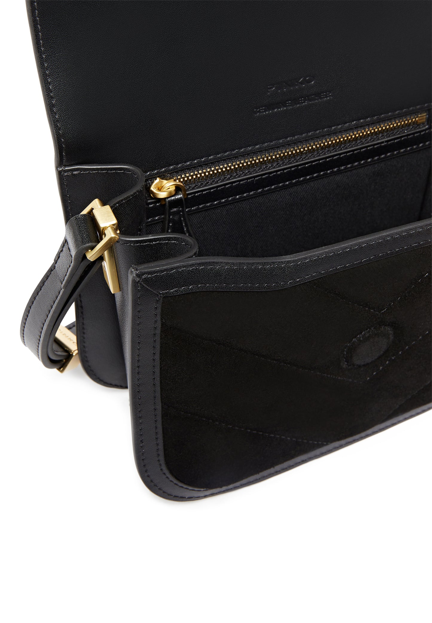 LOVE BOX BAG FL MINI SUEDE - PINKO