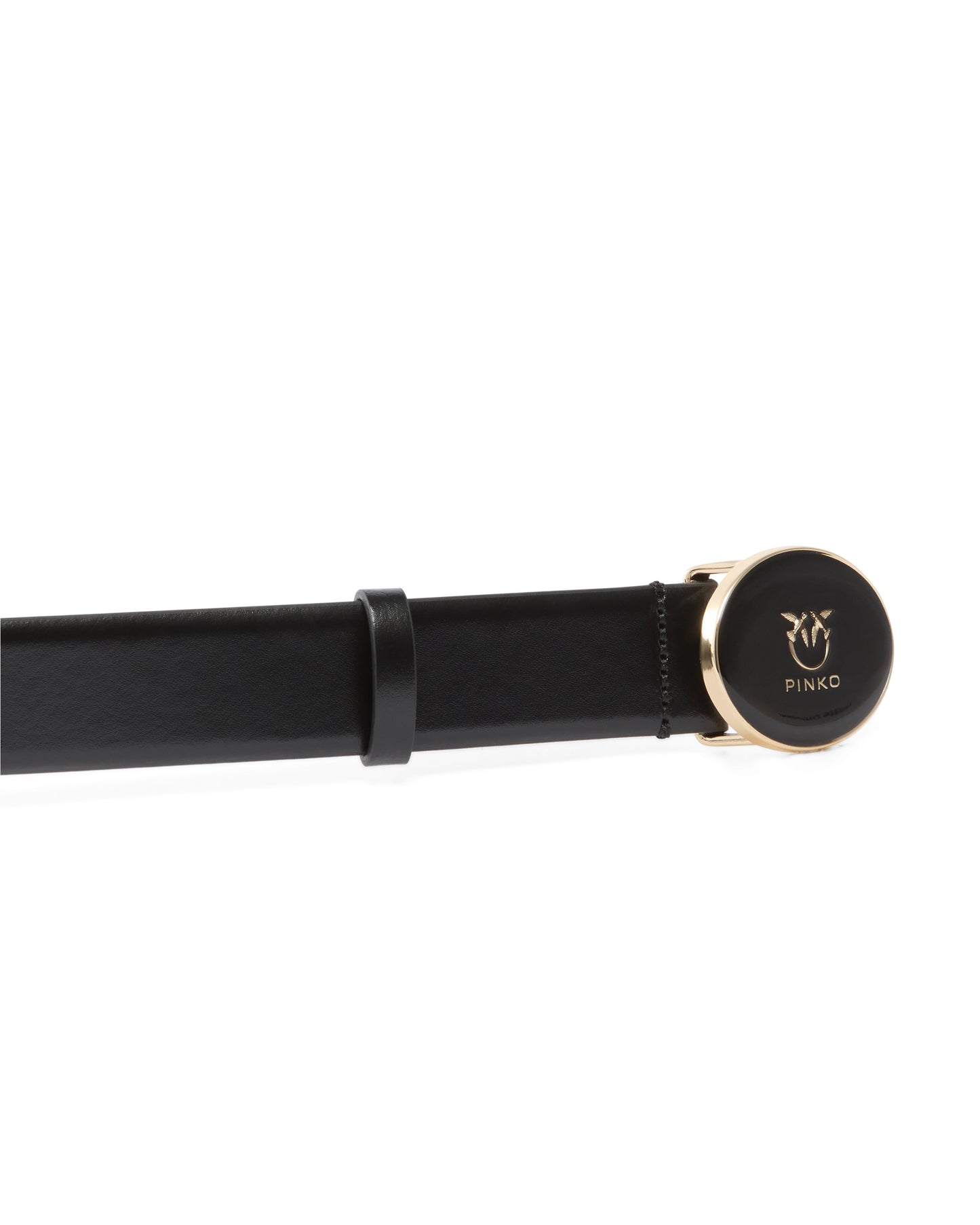 ROUND ENAMEL H2.8 BELT VITELLO - PINKO