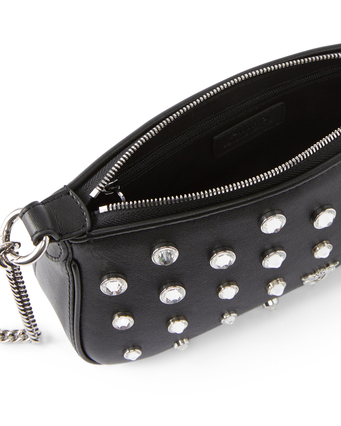 HALF MOON BAGUETTE MINI - PINKO