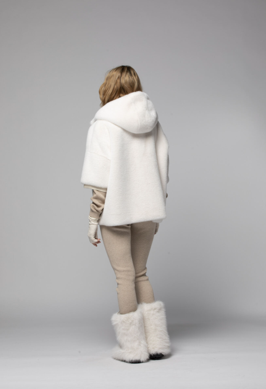 VESTE REVERSIBLE FAKE MINK - MAX&MOI