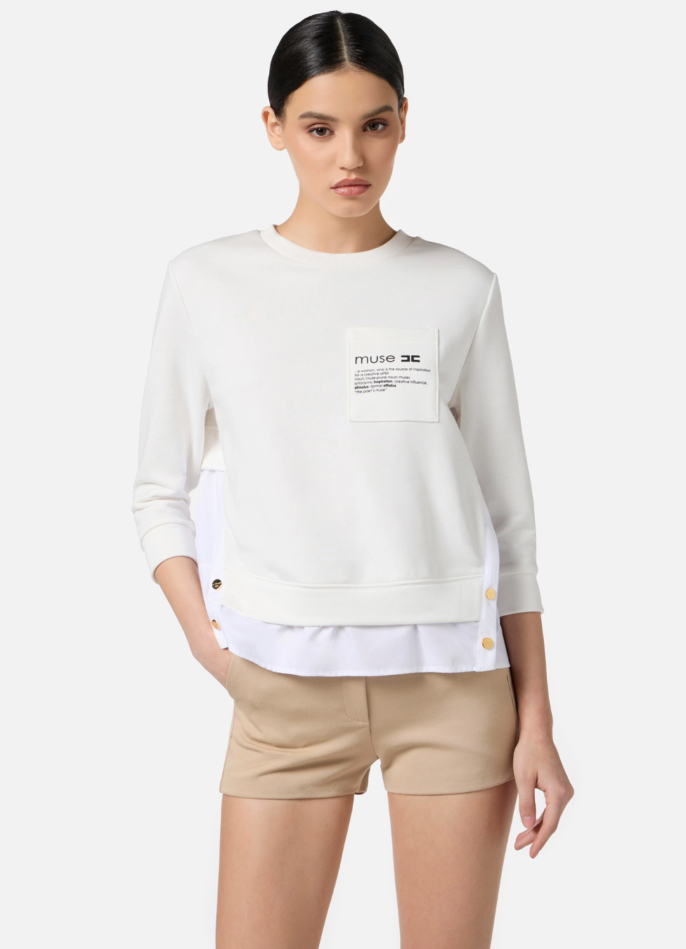 MAGLIA IN FELPA - ELISABETTA FRANCHI