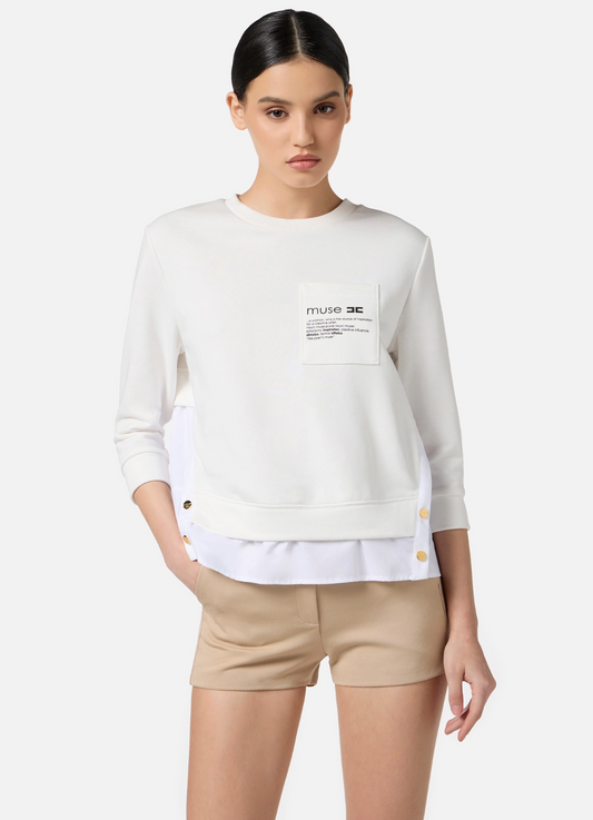 MAGLIA IN FELPA - ELISABETTA FRANCHI