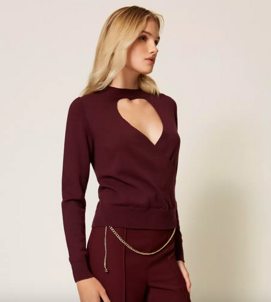 KNITTED SWEATER - TWINSET