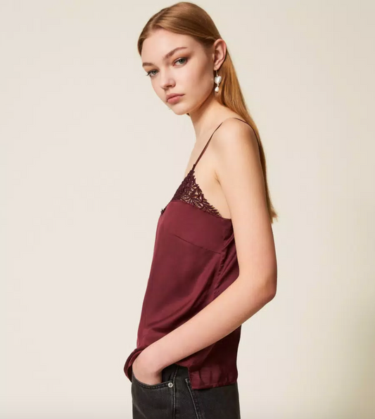 WOVEN TOP - TWINSET
